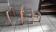 Nesting tables in metal and glass