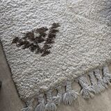 Vintage beni ouarain carpet, 1970