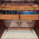 Victorian 19th-century mahogany two-body library