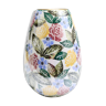 Vase à fleurs en porcelaine peinte du milieu du siècle par Bassano, Italie