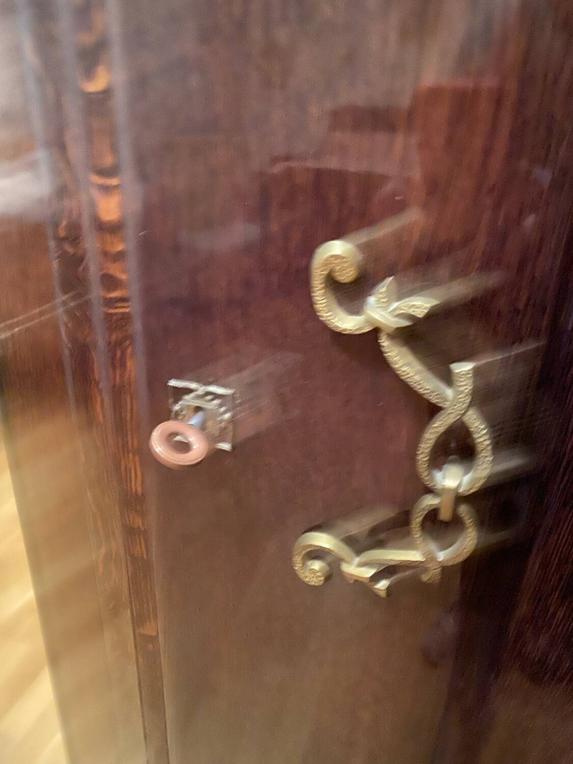 Art Deco bedroom set in walnut burl and marble