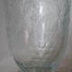Art deco engraved glass vase