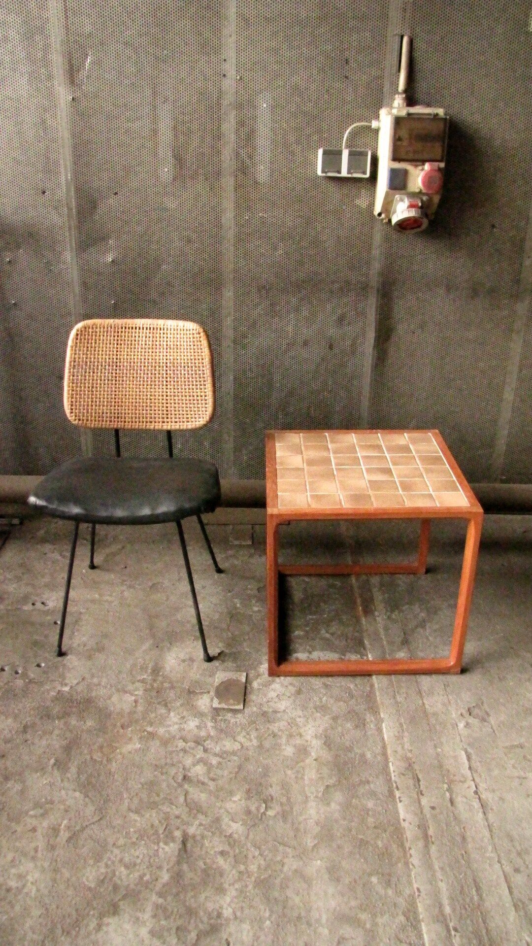 Square danish sidetable in teak by Kai Kristiansen, denmark 70s