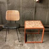 Square danish sidetable in teak by Kai Kristiansen, denmark 70s