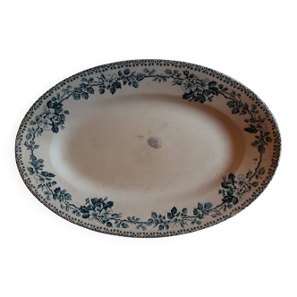 Plat ovale Terre de Fer Modèle Guadeloupe