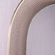 Oval wall mirror from Vereinigte Werkstätten Munich 1955