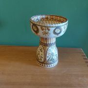 Vintage Keraluc ceramic candle holder
