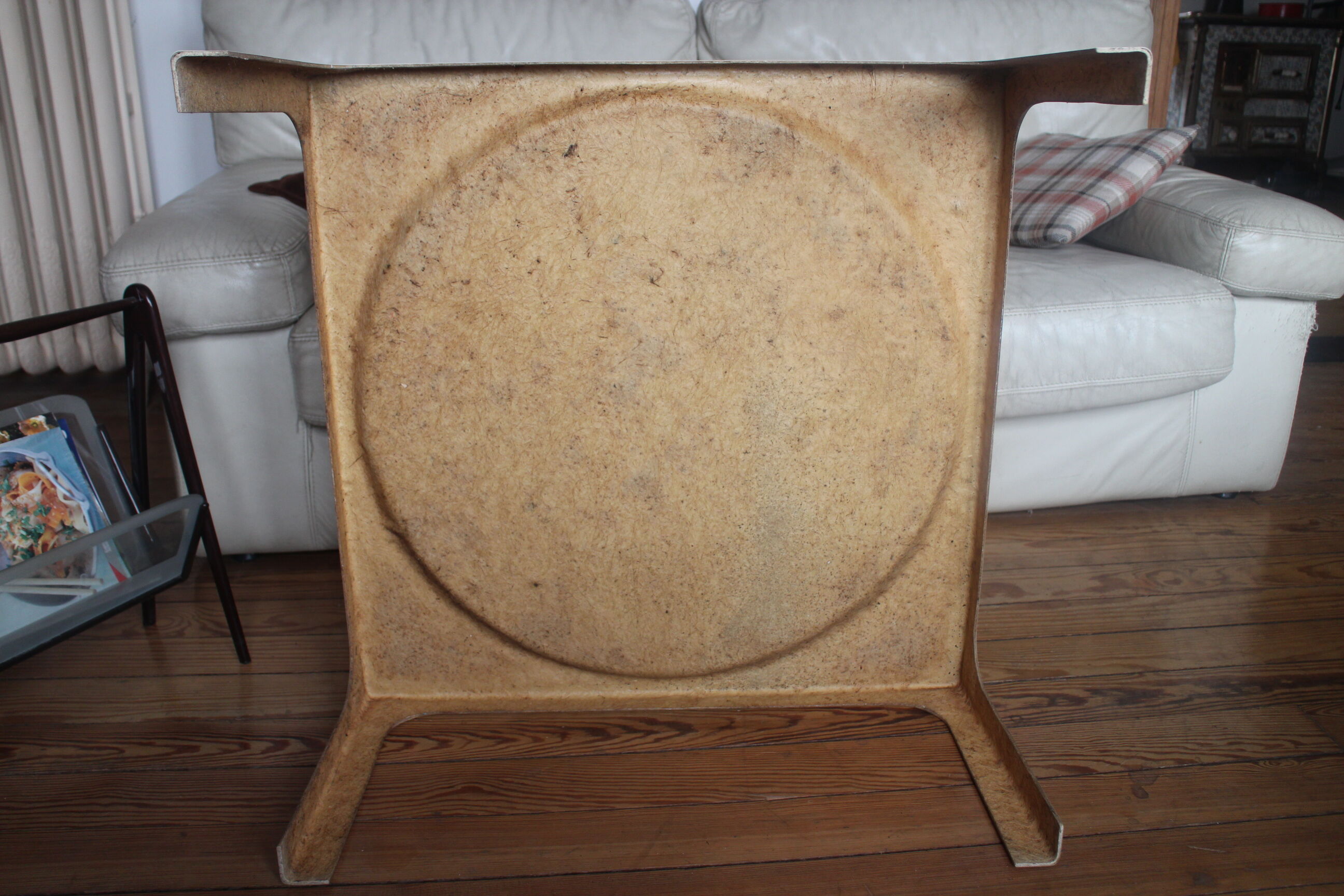 Fiberglass space age coffee table 1970