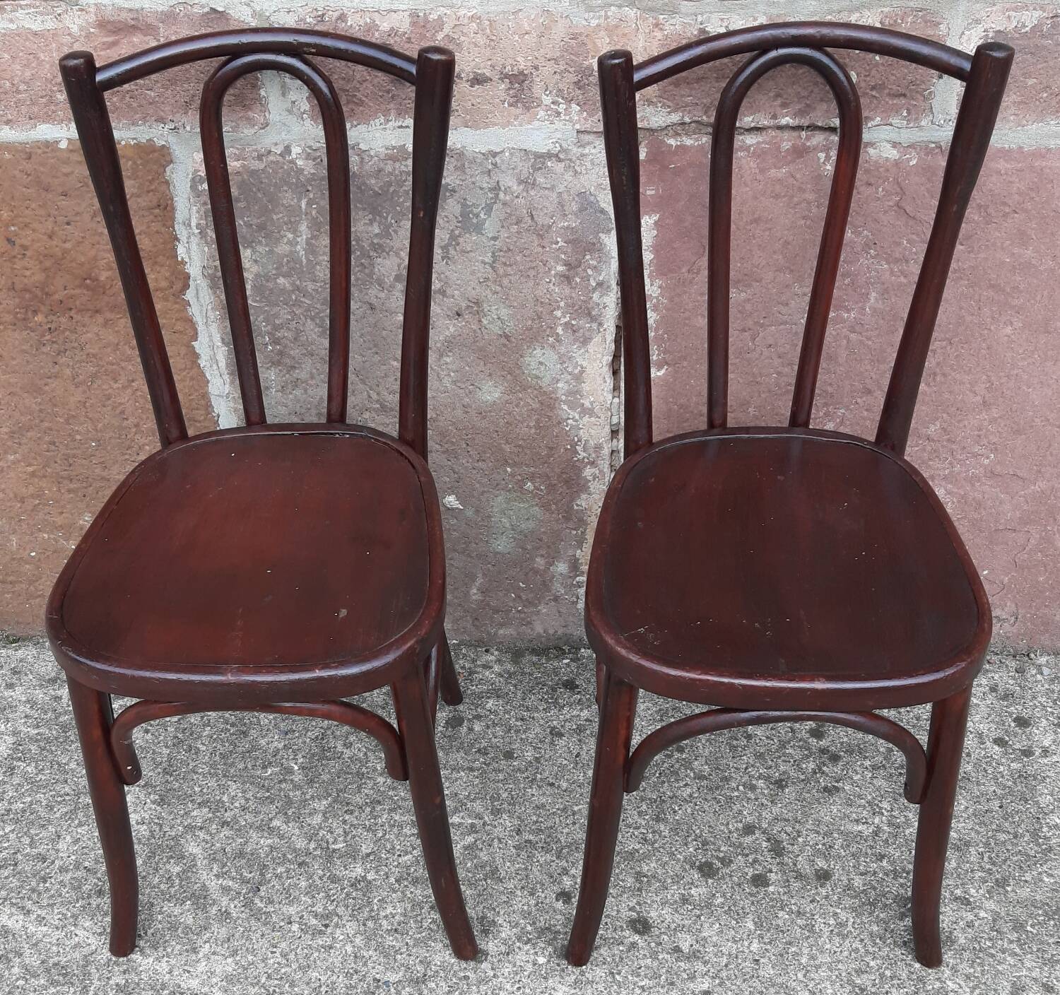 "Fischel" bistro chairs (pair)