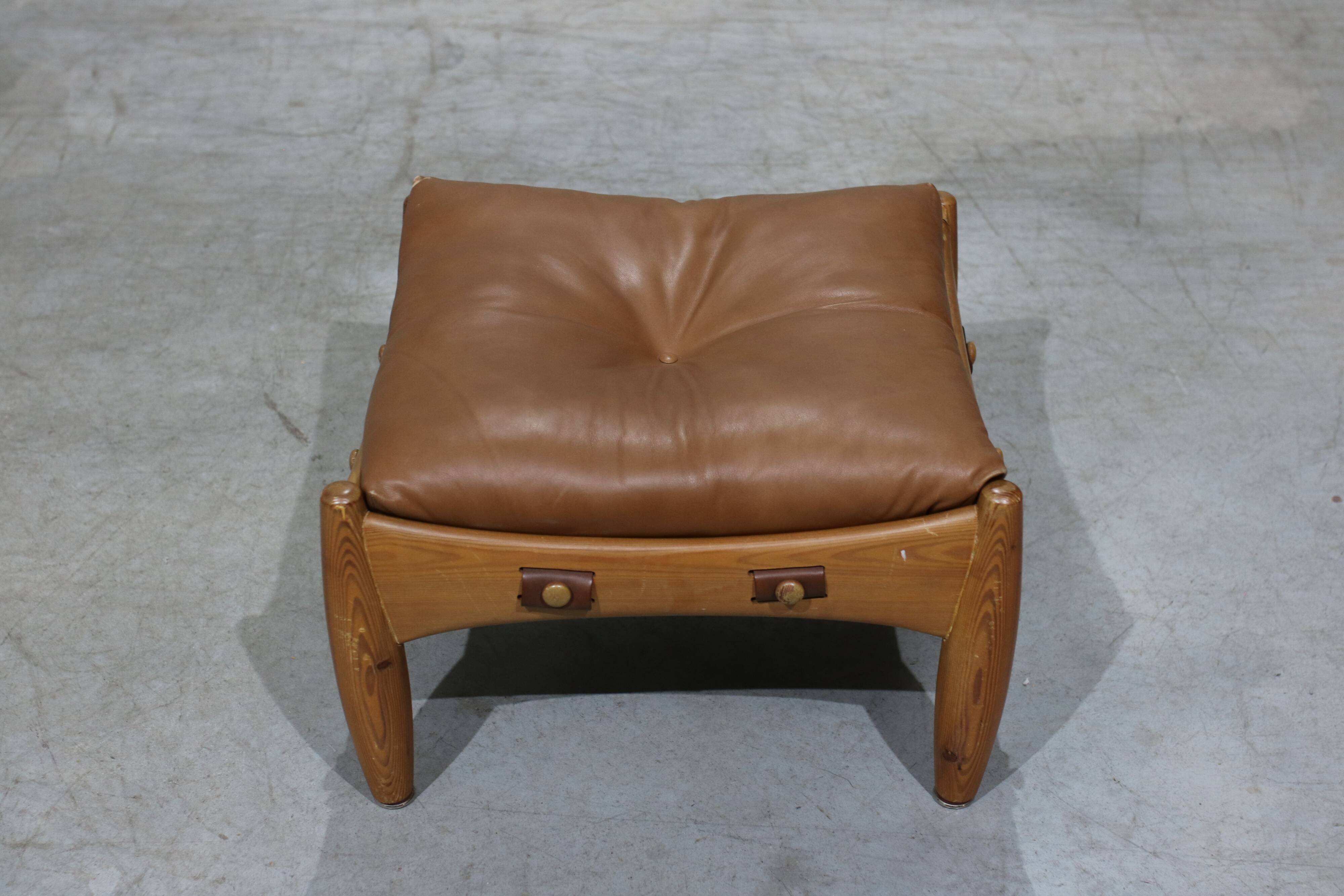 Sheriff Lounge Chair with Ottoman by Sergio Rodrigues for ISA