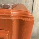 Commode époque Art Déco ocre orange rénovée