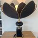 ▪️The Dolphin Lamp Jennings Lotus Lampshade Hollywood Rengency