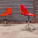 Pair of swivel chairs by Miroslav Navratil for Vertex