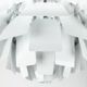 White artichoke, Ø48, designed by Poul Henningsen in 1958 and manufactured by Louis Poulsen.