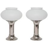VEB Narva 1960s table lamps pair