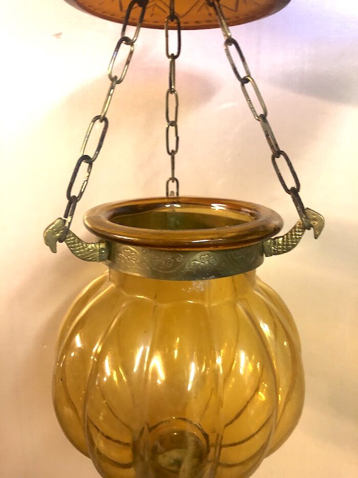 Yellow Indian lamp