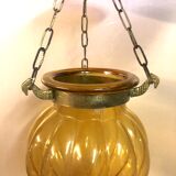 Suspension indienne jaune