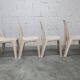 Set of 4 Samba chairs, manufactured by Henry Massonnet, designed by Pierre Paulin