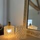 Suspension moderne globe en verre vintage