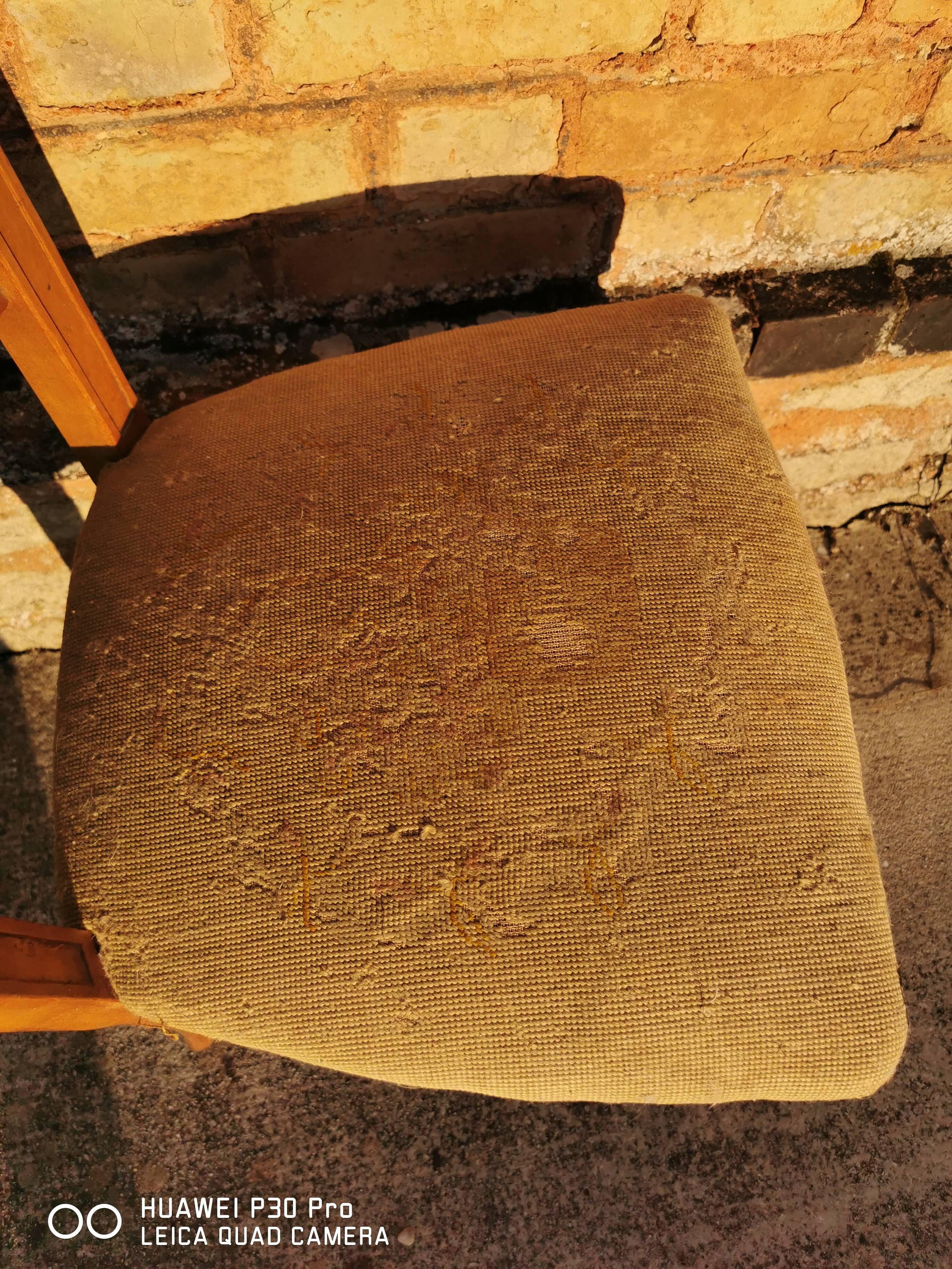 Former low chair known as "nurse chair" louis XV style