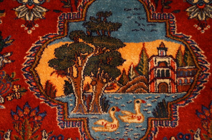 Iran original kashan rug 141x206cm