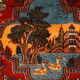 Iran original kashan rug 141x206cm