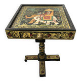 Table d’appoint peinte origine Inde