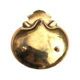 Solid brass scallop / pocket tray / ashtray/