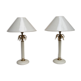 Pair of "pineapple" lamps 1980