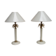 Paire de lampes « ananas » 1980