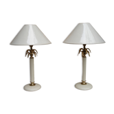 Pair of "pineapple" lamps 1980