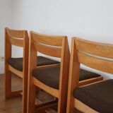 4 chairs sleigh Maison Regain