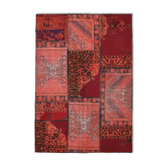 5x7 Red Classic Vintage Tapis Rug,226x159Cm