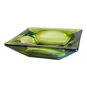 Vintage Glass Pocket Empty ASHTRAY