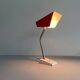 Table lamp with a red metal head, 1960, Germany
