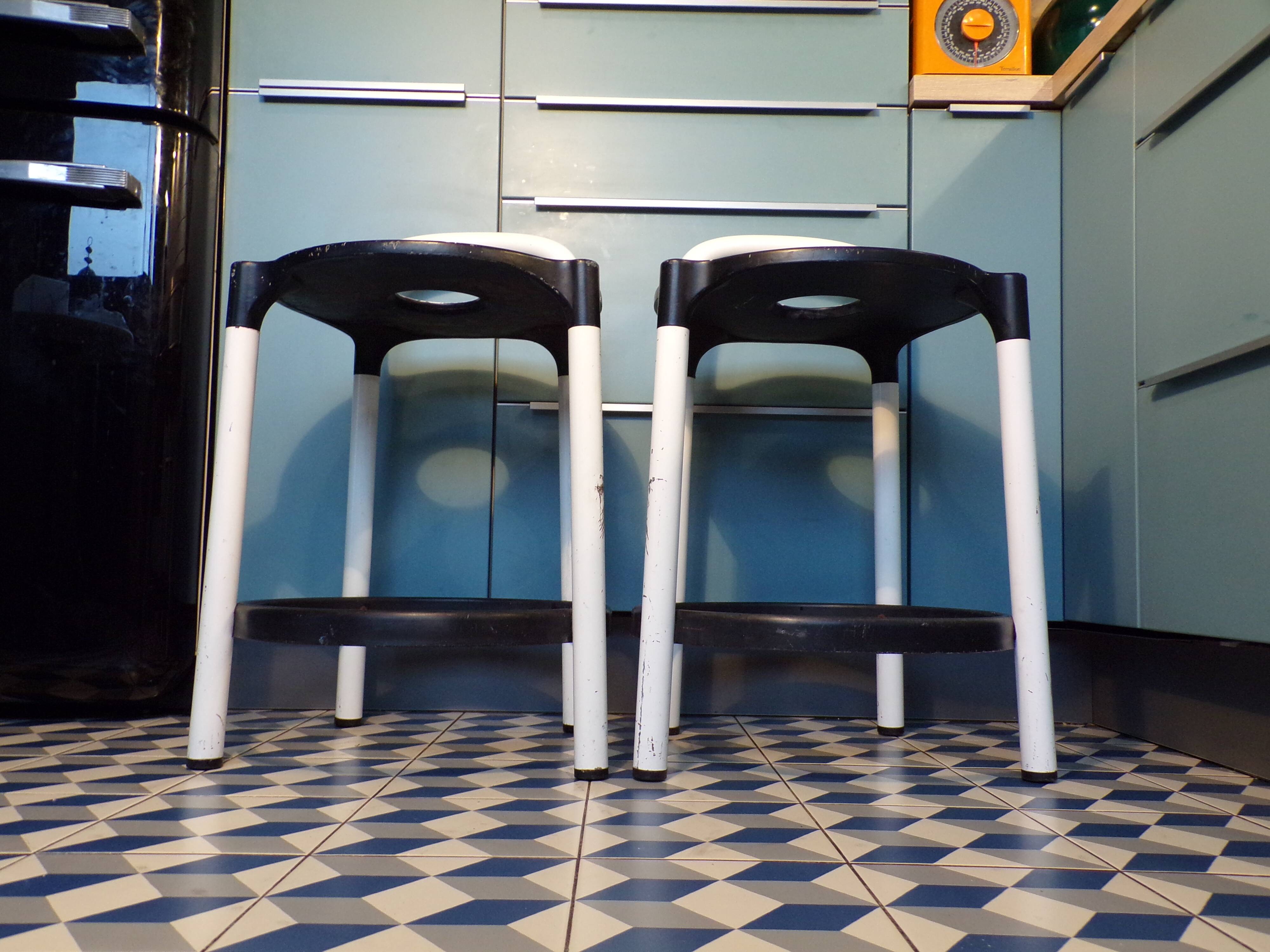 Paire de tabourets Polo par Anna Castelli Ferrieri pour Kartell