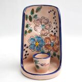 Ceramic flower candle holder