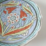 Decorative earthenware plate - hand-painted by İkbal Çini - Kütah