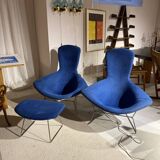 Pair of Bird chairs by Harry Bertoia, vintage editions by Knoll.