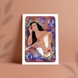 Illustration "Lady of Hearts" A4