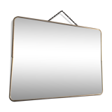 Mirror barber 40x30 vintage cardboard 1960