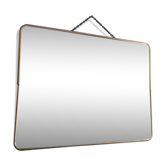 Mirror barber 40x30 vintage cardboard 1960
