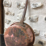 Casserole en cuivre ancienne
