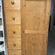 Solid pine wardrobe