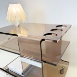 A plexiglass bar signed "Michel Dumas", 1970s.