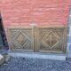 Pair of old solid oak doors