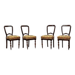 Chaises en acajou vintage,