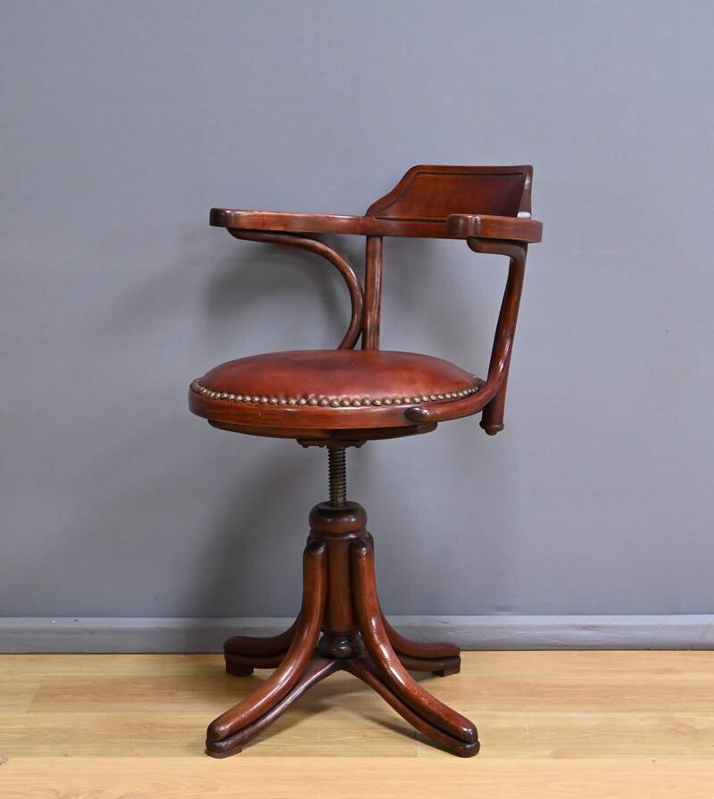 Stained Beech Office Chair  – 1930