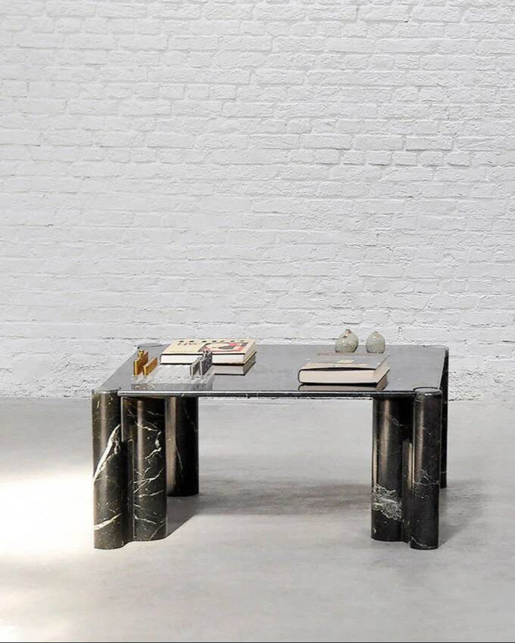 Marble Coffee Table In The Style Of Gae Aulenti, Italy 1960s