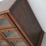 Vintage Dutch Pine Haberdashery Shop Cabinet, Mid-Century